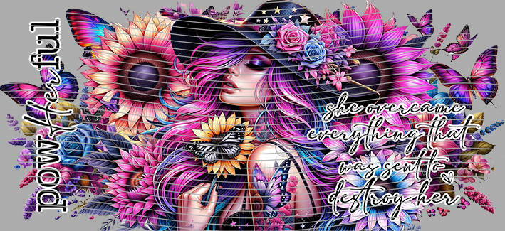 16oz Sunflower Girl-SU-325